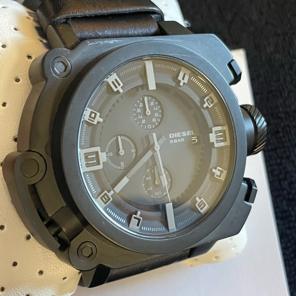 Diesel Black Chronograph Watch